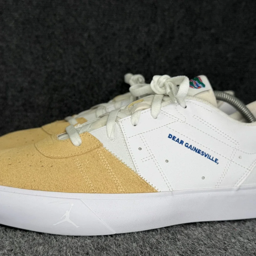 Jordan Series ES Florida Gators Low Sneakers Men's 13 White Tan Blue Athletic
